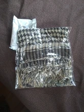 Bufandas militares táctico árabe de 100x100cm para senderismo al aire libre, bufanda con diseño desértico del ejército, pañuelo con borla para hombres y mujeres