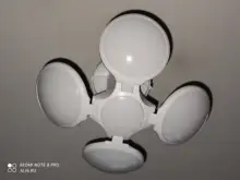 Lamp Bulb Football-Ufo-Bulb Led-Spotlight Folding E27 White Light-Cold/warm 110V 220V