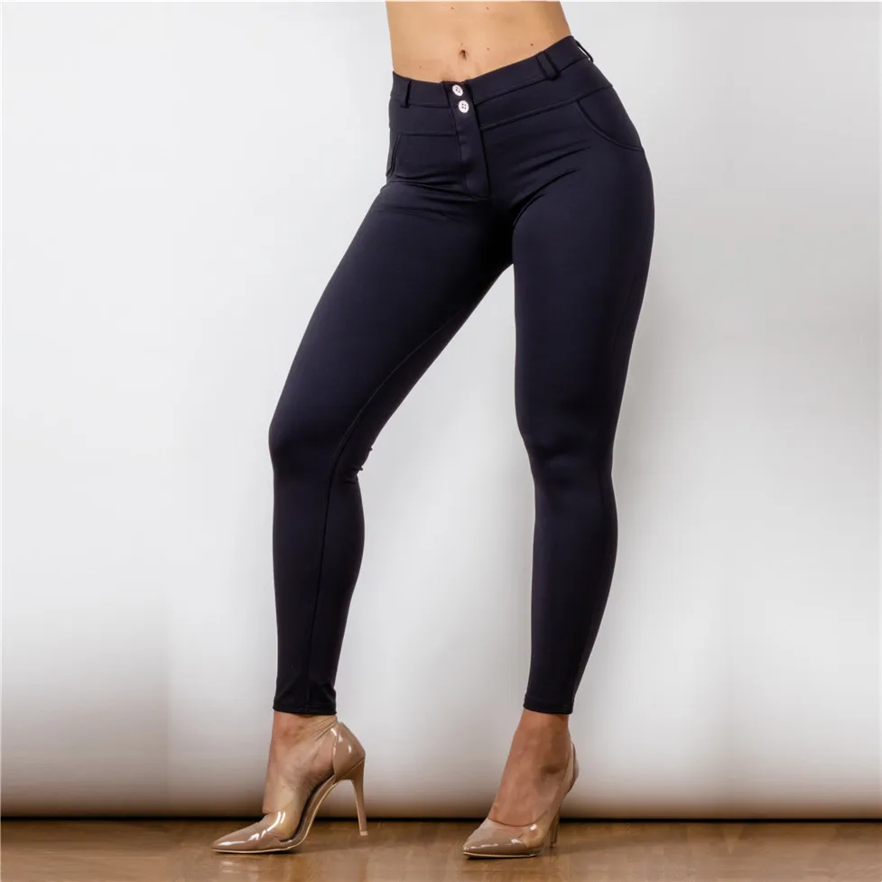 Melody Bum Lift Jeggings Women's Skinny Pants Fitness Black Sexy High Waist Workout Fitness Stretch Femme Clothes