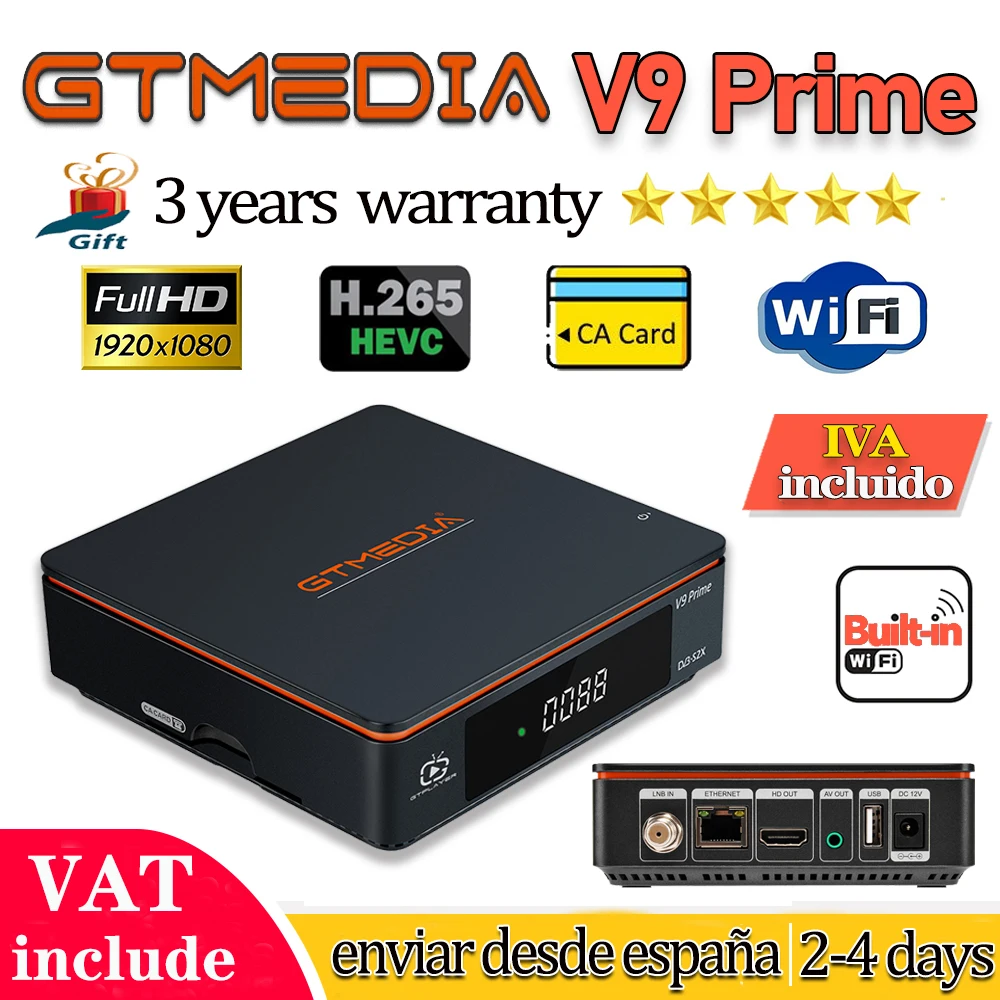 Горячая Распродажа V9 prime Модернизированный супер такой же как V8X DVB-s/s2/s2x