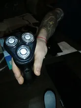 UICINOY maquinilla de afeitar eléctrica de afeitar para hombres IPX7 impermeable lavable desmontable de precisión barba Trimmer pelo hombre afeitadora rotatoria