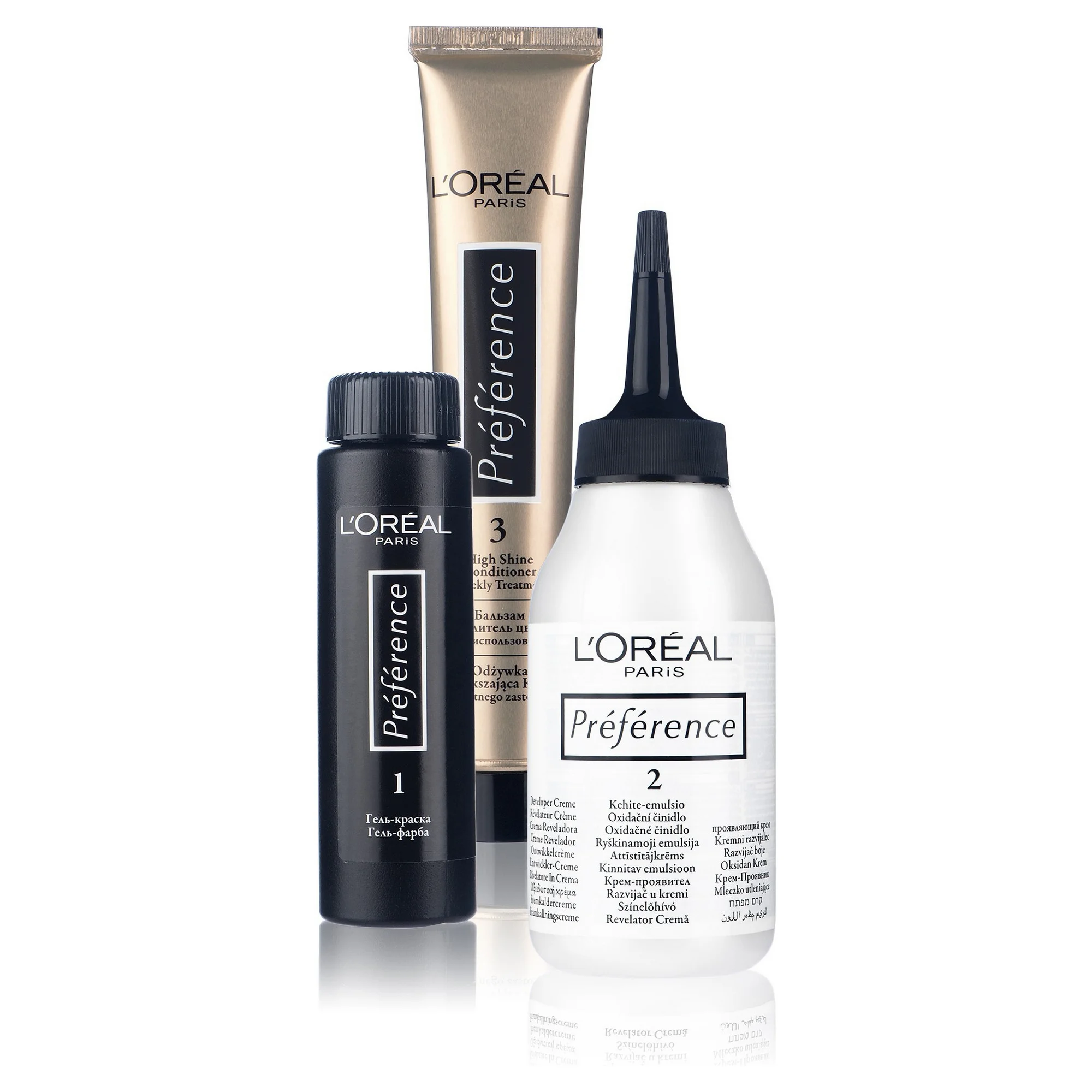 L'Oreal Paris Стойкая краска для волос "Preference", оттенок 102, Сверкающие переливы