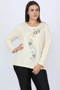 

Sans Textile Women 'S Cotton Fabric Printed Blouse 65 N15572