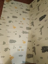 Estera de juego infantil brillante para bebés, 200cm x 180cm x 1cm, almohadilla plegable para gatear, XPE, para el hogar, exteriores, juego de rompecabezas impermeable