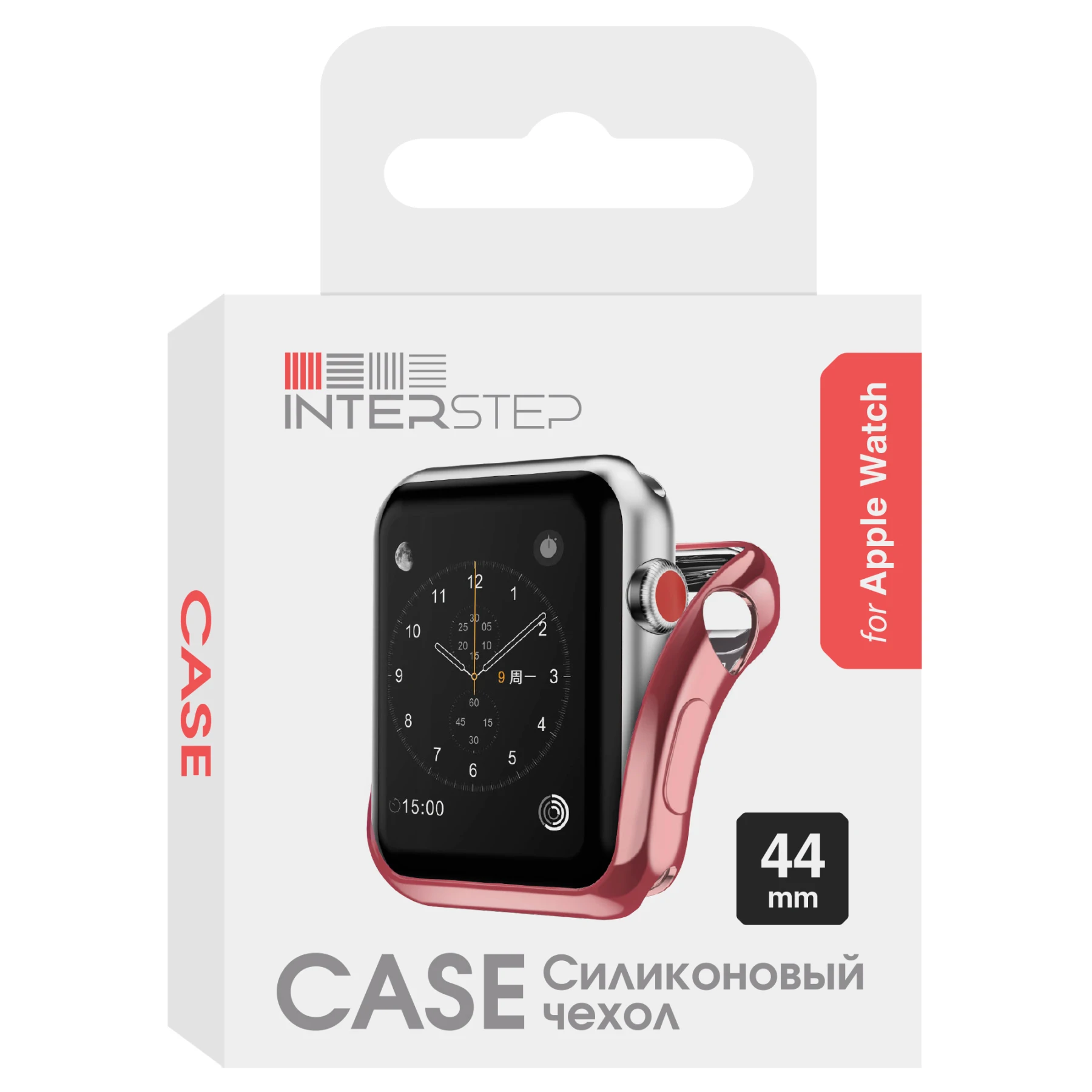 Interstep Бампер для Apple Watch 44mm(Розовый