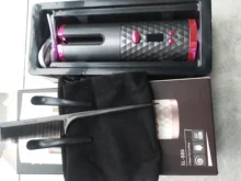 Rizador automático inalámbrico portátil, máquina rizadora LCD recargable por USB, herramienta de estilismo ajustable con temperatura