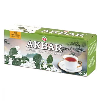 

Tea Akbar "green with Jasmine", 25 bags