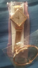 Conjunto de relojes de pulsera magnéticos para mujer, pulsera cuadrada de lujo de cuarzo, reloj de vestir femenino