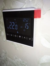 Controlador de temperatura con pantalla táctil, termorregulador, luz trasera negra, termostato de pared eléctrico, WiFi, 110V, 120V, 230V