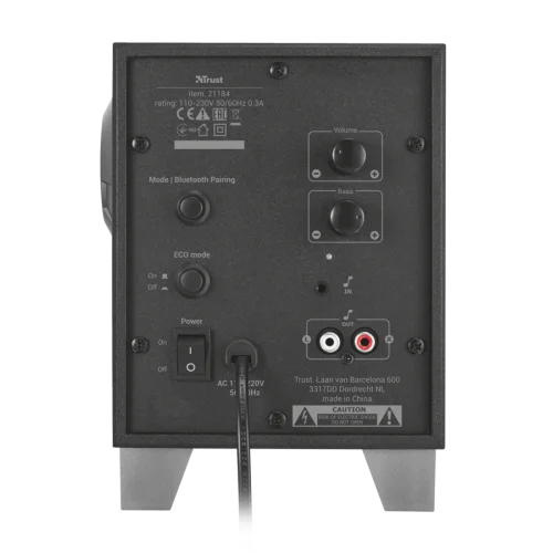 Акустическая система 2.1 21184 Trust ZELOS BT 30Вт 3,5mini-jack
