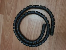 Organizador de Cable de 1m de 8/10/15/20/25mm, espiral de protección, envuelto sinuoso, Protector de Cable, cubierta de tubo (sin localizador de Cable)