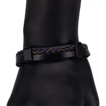 

Leather bracelet otokodesign 55989 (black, magnetic lock, genuine leather)