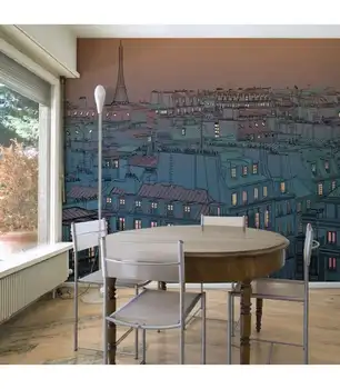 

Mural-good night, Paris!