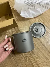 Tourist Tableware Cookware Utensils Kitchen-Equipment Travel-Cooking-Set Titanium-Cup