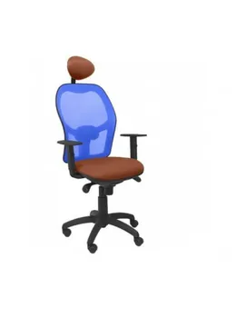 

CHAIR OPERATIONAL JORQUERA MESH BACKING BLUE FABRIC BALI BROWN WITH HEADBOARD