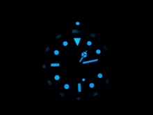 San Martin -Reloj de cuarzo con cristal de zafiro, pulsera de reloj mecánico, automático, con esfera de cerámica y con fecha