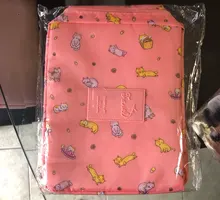 FUDEAM-bolsa de viaje multifunción de poliéster para mujer, organizador de artículos de tocador, bolsa de cosméticos portátil, estuche de maquillaje