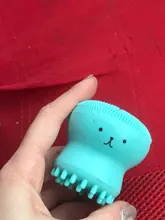 Cepillo de silicona para limpieza facial, limpiador de poros en forma de pulpo, exfoliante, eliminador de espinillas, cepillo de masaje facial Suave, 12 colores