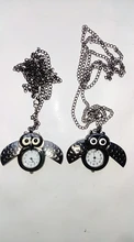 Reloj de bolsillo con forma de búho para niños, colgante, collar, el mejor regalo, envío directo