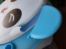 Orinal de bebé para entrenamiento, asiento de inodoro portátil para niño, orinal, respaldo cómodo, ollas de dibujos animados, colcha de inodoro para niña