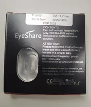 EYESHARE-Lentillas cosméticas para pupila, bitas, color del océano, color de los ojos, Bitas, 1 par, 2 uds.