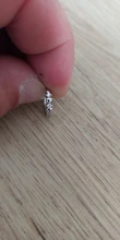 Pendientes de plata de ley 925 con circonita en forma de corazón, joyería pequeña