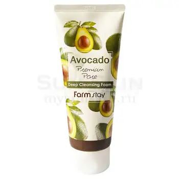 

Cleaning foam for washing with avocado extract farmstay avocado deep cleansing foam