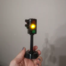 Miniseñal de tráfico con sonido LED para niños y niñas, bloques de luz de carretera con sonido LED, rompecabezas educativo de seguridad para niños, juguetes de tráfico, regalos