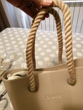 Bolso de mano con correa de cuerda para mujer, accesorio para bolso de silicona, 65cm