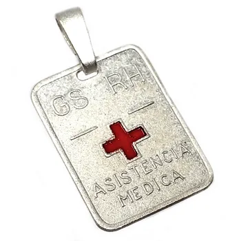 

Silver Plate Law 925m network cross 19mm. Blood group [AB5546GR] -Customizable-RECORDING INCLUDED IN THE PRICE