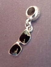 Boosbiy-colgante de cristal con cuentas chapadas en plata para mujer, pulsera con abalorios de corazón, muñeca, marca de bricolaje, 2 uds., gran oferta