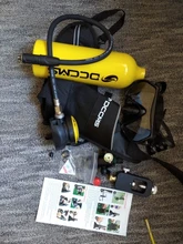 Equipo de Buceo DCCMSDS-1000, tanque de oxígeno de 1000ml de capacidad, rellenable