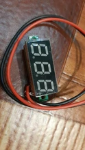 Voltímetro Digital LED para coche, Detector de voltaje, Panel de prueba, DC 0V-100V, 0,28 pulgadas, 12V, 24V, rojo, verde, azul y amarillo