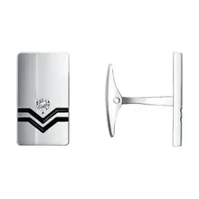 Запонки SOKOLOV из серебра с эмалью с фианитами