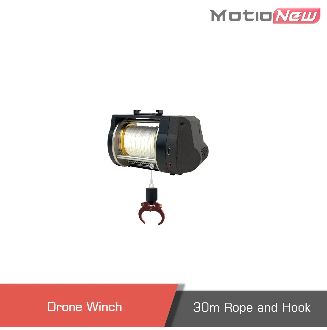 DroneWinchwith30mRopeandHookforDeliveryPickingupandDropping