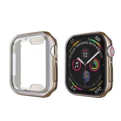Premium TPU Bumper Screen Protector Cover - 41mm series 7 8 (Vintage gold)