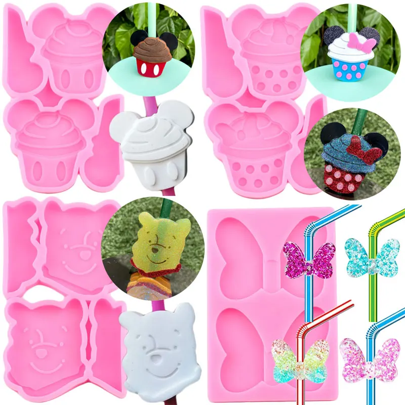 Disney Straw Topper Silicone Mold Resin