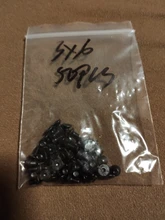 50pcs M2 M2.5 M3 M4 M5 mm flat head Oval  Hex Socket Head Cap Screw black