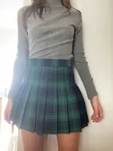 Verano de las mujeres Plaid Mini falda cintura alta Mujer Chic falda de moda de señoras de la Oficina fiesta informal en el Club corta plisada falda