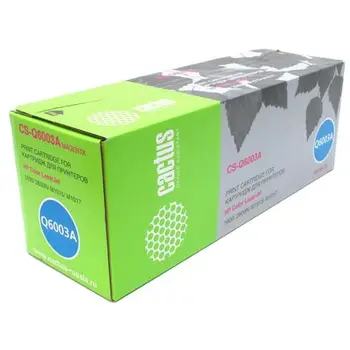 

Cartridge q6003a (No. 124A) purple Cactus for HP CLJ 1600/2600n/m1015/m1017 (2000 page) Cs-q6003a