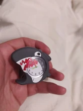 Reloj de unicornio y tiburón para niños, cronógrafo de cuarzo con correa de silicona Slap, regalo de navidad, 11 estilos