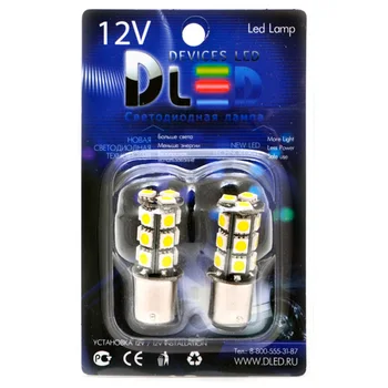 

1pcs LED Car Lamp 1157 - P21/5W - S25 - BAY15d - 18 SMD 5050