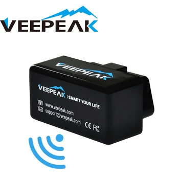 Veepeak Mini WiFi OBD2 Scanner for iOS and Android, Car OBD II Check Engine Light Diagnostic Code Reader Scan Tool Torque 1