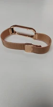 Pulsera de Metal para Xiaomi Mi Band 3, 4, 5, 6, sin tornillo, de acero inoxidable