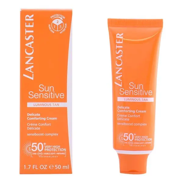 Facial Sun Cream Sensitive Lancaster Spf 50 (50 ml) |