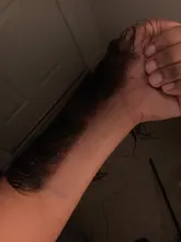 Queenlike-extensiones de pelo brasileñas con cierre de encaje, pelo Natural Remy liso con cierre de encaje suizo grande, Tamaño 7x7