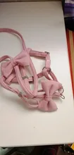 Leash-Collar-Set Dog-Harness Adjustable Small Walking Outdoor Medium Cute Bow Soft 