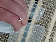 Pendientes de tuerca de estrella hueca de Metal para mujer, de Plata de Ley 925, aretes pequeños de color dorado y plateado, joyería para mujer