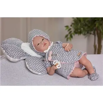 

Reborn greta with dress and Hood floral print