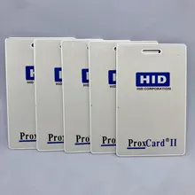 Tarjeta inteligente HID de 125khz, llaveros de 26 bits regrabables con H-ID de proximidad RFID, PROX II, 1326